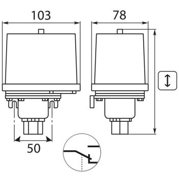 Preview: Druckschalter FF 4-250 30-250 bar