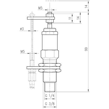 Preview: Drehzahlregler RG1 1/4"AG 14 mm