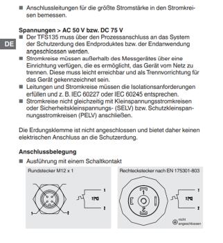 Temperaturschalter TFS135 85 C° 1/4"AG