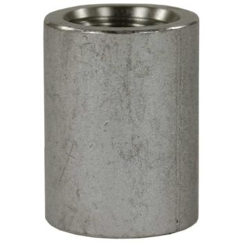 Muffe 1/4 Edelstahl rund