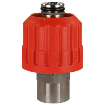 Handverschraubung 24:3/8IG VA/rot 700 b