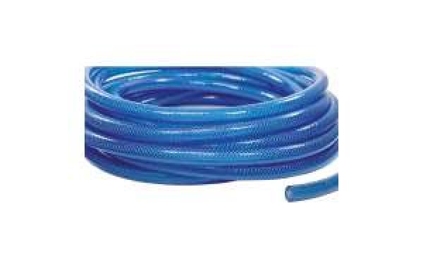 Gewebeschlauch 9x3 blau Meterware