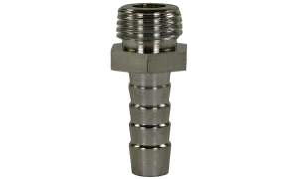 Schlauchtülle 1/4"AG-10 Edelstahl 1.4305