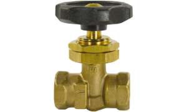 Dosierventil 2x1/4"IG Messing + Konterm.