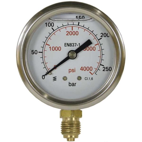 Manometer 0-400 U 50 mm 1/4AG