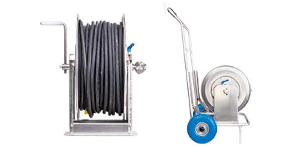 Hochdruckschlauchtrommel STH-150 mit Fahrwagen